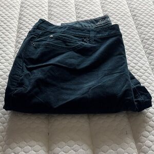 Women's Teal Corduroy Pants